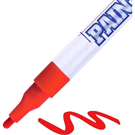 Маркер промышленный лаковый MunHwa SPM-03 красный 1-2 мм