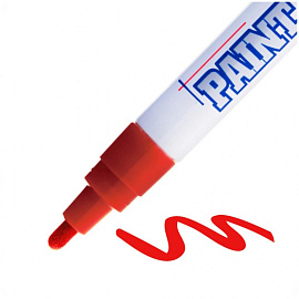 Маркер промышленный лаковый MunHwa PM-03 красный 2-4 мм фото Маркер промышленный лаковый MunHwa PM-03 красный 2-4 мм