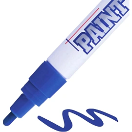 Маркер промышленный лаковый MunHwa PM-02 синий 2-4 мм фото Маркер промышленный лаковый MunHwa PM-02 синий 2-4 мм