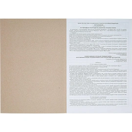 Книга учета движения трудовых книжек (48 листов, скрепка, обложка картон)