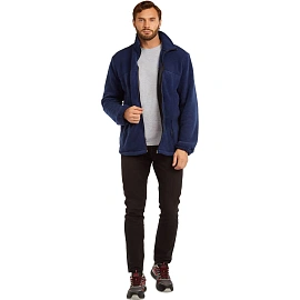 Толстовка флисовая мужская темно-синяя размер XL (52-54)