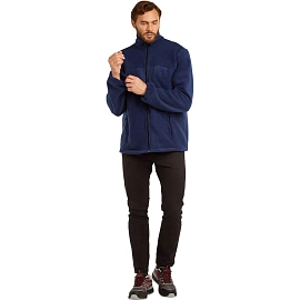 Толстовка флисовая мужская тёмно-синяя размер XXXL (60-62)