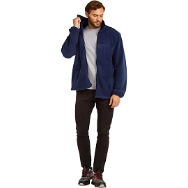 Толстовка флисовая мужская тёмно-синяя размер XXXL (60-62)