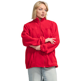 Толстовка флисовая красная размер M (44-46)