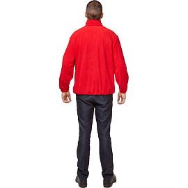 Толстовка флисовая красная размер M (44-46)