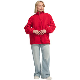 Толстовка флисовая красная размер XL (52-54)