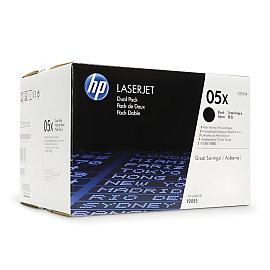 Картридж лазерный HP 05X CE505XD черный оригинальный повышенной емкости (двойная упаковка)