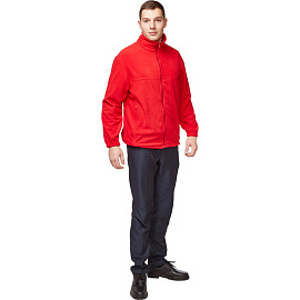 Толстовка флисовая мужская красная размер XXL (60-62)