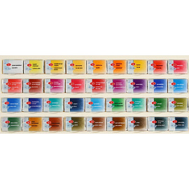 Краски акварельные Белые ночи набор 36 цветов по 2.5 мл в кюветах с палитрой фото Краски акварельные Белые ночи набор 36 цветов по 2.5 мл в кюветах с палитрой