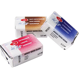 Краски акварельные Белые ночи набор 36 цветов по 2.5 мл в кюветах с палитрой фото Краски акварельные Белые ночи набор 36 цветов по 2.5 мл в кюветах с палитрой