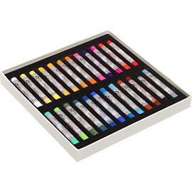 Пастель сухая Сонет круглая 24 цвета