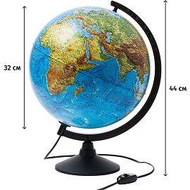 Глобус Globen Классик физический 32 см с подсветкой