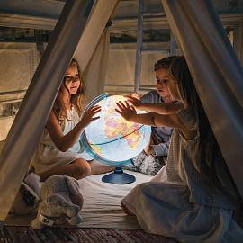 Глобус Globen Классик Евро физический 25 см с подсветкой