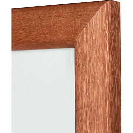 Рамка Комус (Attache) А4 21x30 см деревянный багет 25 мм темная сосна