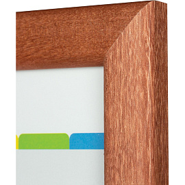 Рамка Комус (Attache) А4 21x30 см деревянный багет 25 мм темная сосна