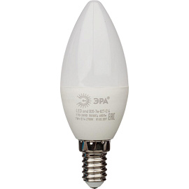 Лампа светодиодная Эра LED B35-7W-827-E14 7 Вт E14 C 2700 К 560 Лм матовая (Б0020538)