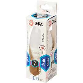 Лампа светодиодная Эра LED B35-7W-840-E14 7 Вт E14 C 4000 К 560 Лм матовая (Б0020539)