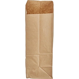 Крафт-пакет бумажный коричневый 17.9х11.8х29 см 50 г/кв.м био (1000 штук в упаковке)