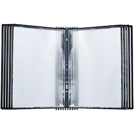 Демосистема настольная OfficeSpace с 10 панелями А4, черная