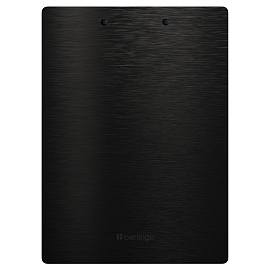 Планшет с зажимом Berlingo "Steel&Style" А4, пластик (полифом), черный фото Планшет с зажимом Berlingo "Steel&Style" А4, пластик (полифом), черный