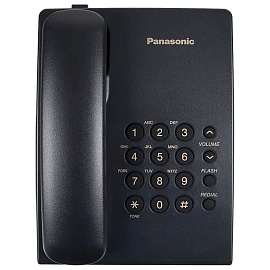 Телефон проводной Panasonic KX-TS2350 черный