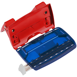 Дырокол Berlingo "Power TX" 10л., металлический, с линейкой, красный фото Дырокол Berlingo "Power TX" 10л., металлический, с линейкой, красный