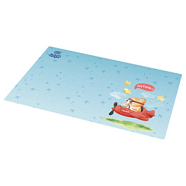 Клеенка для уроков труда Мульти-Пульти "Летим", 35*50см, ПВХ