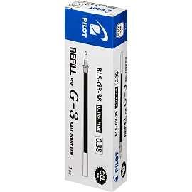 Стержень гелевый Pilot BLS-G3-38 черный 129 мм (толщина линии 0.2 мм)