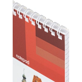 Блокнот Attache Города А5 50 листов разноцветный в клетку на спирали (145х203 мм)