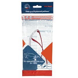 Очки защитные открытые универсальные РОСОМЗ О15 Hammer Active прозрачные (11530)