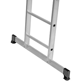 Лестница универсальная Сибртех алюминиевая трехсекционная 3х12 ступеней (97822)