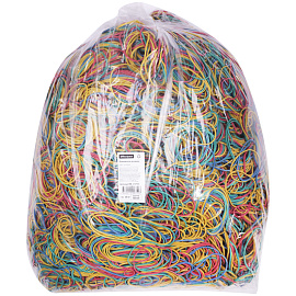 Банковская резинка 10кг OfficeSpace, диаметр 60мм, ассорти