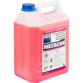 Средство для мытья и дезинфекции сантехники и кафеля Мегасан 5 л (концентрат)