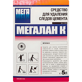 Средство для удаления следов цемента Мегалан К 5 л (концентрат)