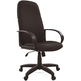 Кресло для руководителя Chairman CH279 чёрное (ткань, пластик)