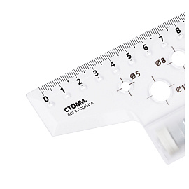 Рейсшина 22см СТАММ, металлический ролик, картонная коробка фото Рейсшина 22см СТАММ, металлический ролик, картонная коробка