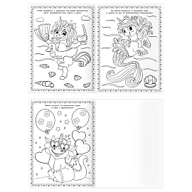 Суперраскраска А4, 40 стр., ТРИ СОВЫ "Волшебные единороги