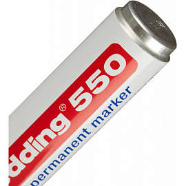 Маркер перманентный Edding E-550/1 черный (толщина линии 3-4 мм) круглый наконечник