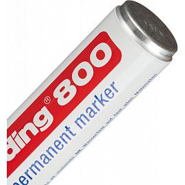 Маркер перманентный Edding E-800/1 черный (толщина линии 4-12 мм) скошенный наконечник