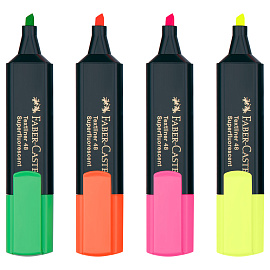 Набор текстовыделителей Faber-Castell "48" 04цв., 1-5мм, картон. уп. фото Набор текстовыделителей Faber-Castell "48" 04цв., 1-5мм, картон. уп.