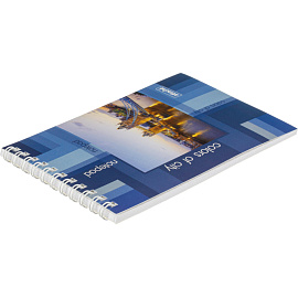 Блокнот Attache Economy Города А6 40 листов разноцветный в клетку на спирали (105х145 мм)