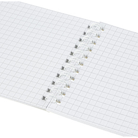 Блокнот Attache Economy Города А6 40 листов разноцветный в клетку на спирали (105х145 мм)