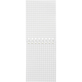 Блокнот Attache Города А7 40 листов разноцветный в клетку на спирали (74х105 мм)