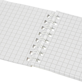 Блокнот Attache Города А7 40 листов разноцветный в клетку на спирали (74х105 мм)