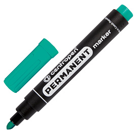 Маркер перманентный CENTROPEN 8566, ЗЕЛЕНЫЙ, круглый наконечник, 2,5 мм, 585660110 фото Маркер перманентный CENTROPEN 8566, ЗЕЛЕНЫЙ, круглый наконечник, 2,5 мм, 585660110