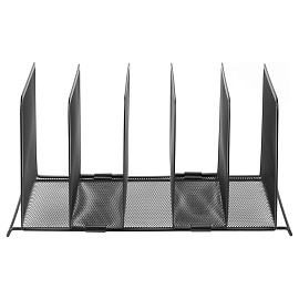 Лоток-сортер вертикальный СТАММ, металл, 5 секций, черный фото Лоток-сортер вертикальный СТАММ, металл, 5 секций, черный