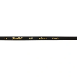 Кисть художественная Roubloff плоская колонок №2 фото Кисть художественная Roubloff плоская колонок №2