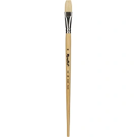 Кисть художественная Roubloff плоская щетина №18 фото Кисть художественная Roubloff плоская щетина №18