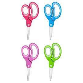 Ножницы детские Berlingo 13см, ассорти, европодвес