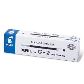 Стержень гелевый Pilot BLS-G2-5 черный 110 мм (толщина линии 0.3 мм)
